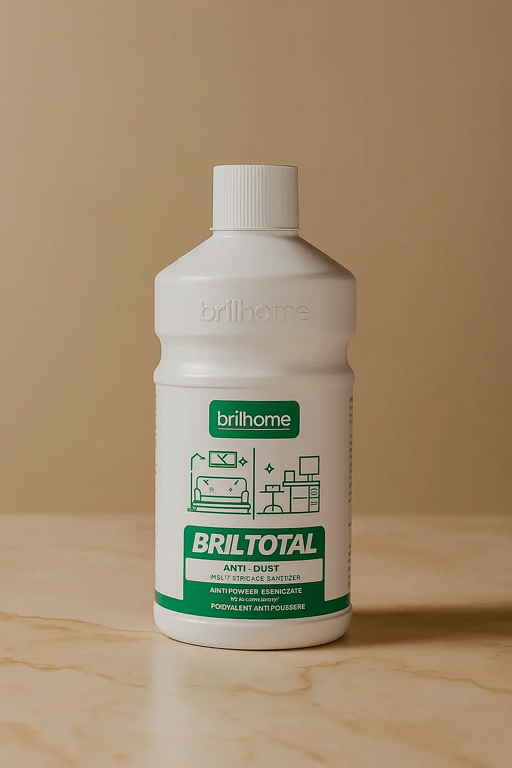 BRILTOTAL - DETERGENT POUR L'HYGIENE ANTI-POUSSIERE